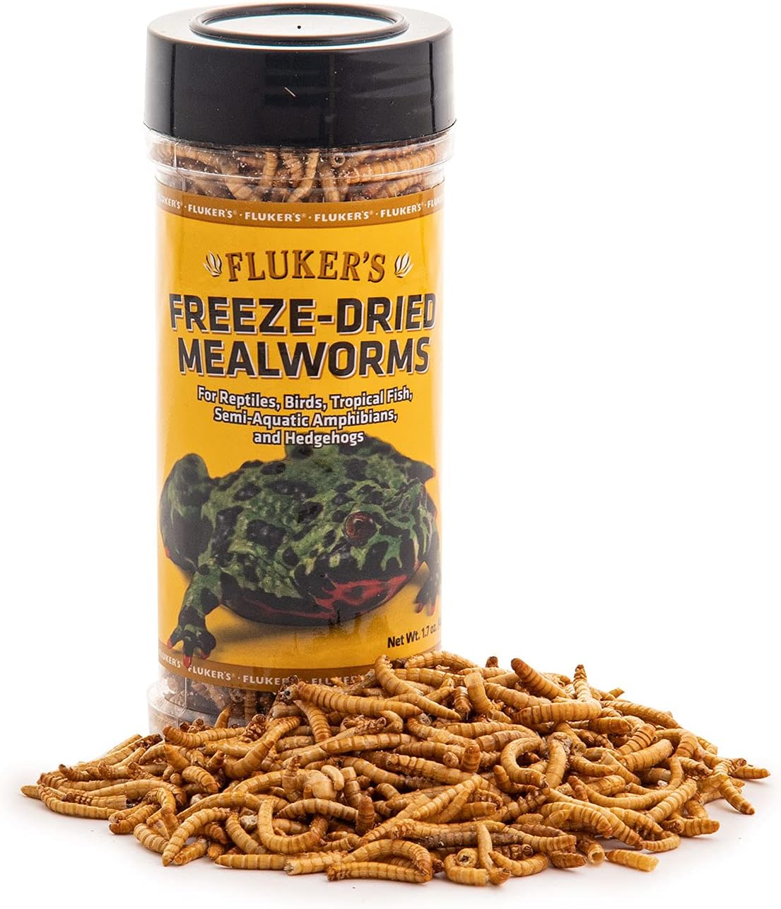 Freeze Dried Insects Dry Reptile Food Mealworms - 1.7oz Fluker's Freeze Dried Insects