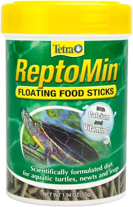 Fuzzy Acres Rodents Dry Reptile Food 1.94 oz Tetra ReptoMin Floating Food Sticks