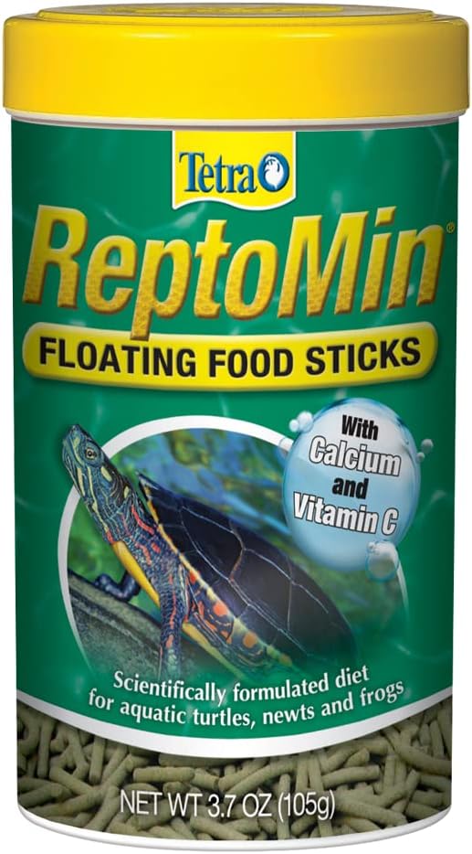 Fuzzy Acres Rodents Dry Reptile Food 3.7 oz Tetra ReptoMin Floating Food Sticks